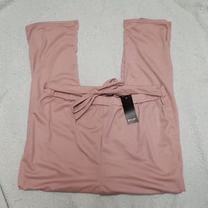 NWT Nasty Gal Tie Waist Tapered Trousers